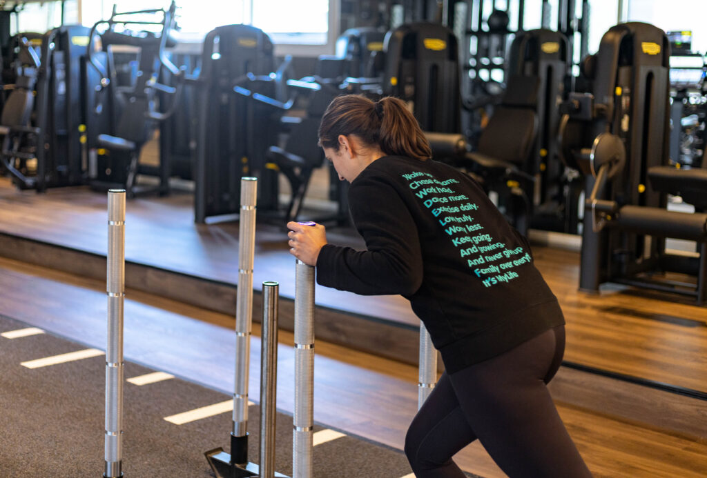 vrouw aan het sporten in MyLife Hoofddorp